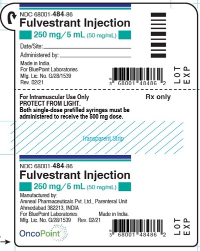 Fulvestrant Injection Syringe Label (Fulvestrant Injection 17)