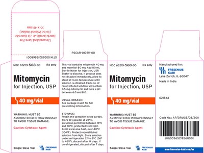 mit08-0000-03.jpg Principal Display Panel – Mitomycin for Injection, USP 40 mg/vial – Carton - mit08 0000 03