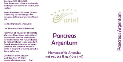 Pancreasargentumampules