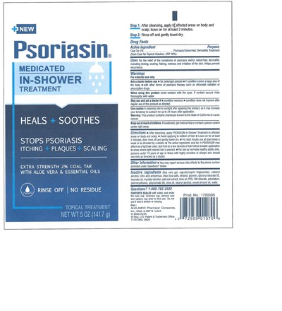 Psoriasinshowerpdp (Psoriasinshowertreatmentpdp)