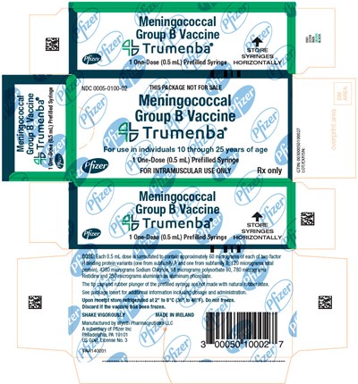 PRINCIPAL DISPLAY PANEL - 1 - 0.5 mL Syringe Carton - trumenba 05