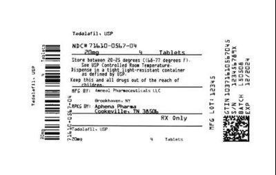 Bottle Label 20 mg (71610 0567 04)