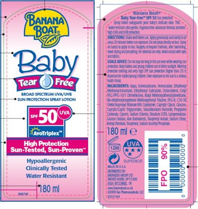 PRINCIPAL DISPLAY PANELBanana Boat Baby Tear Free Spray Lotion SPF 50 - banana boat baby tear free spray lotion spf 50 01
