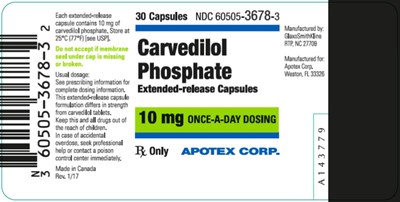 carvedilol-phosphate-extended-release-spl-graphic-07.jpg Carvedilol Phosphate ER 10mg capsule 30 count label - carvedilol phosphate extended release spl graphic 07