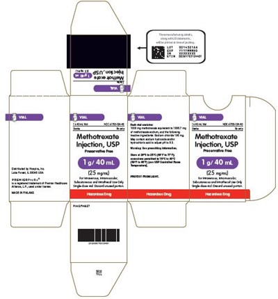 methotrexate-03.jpg PRINCIPAL DISPLAY PANEL - 40 mL Vial Carton - methotrexate 03
