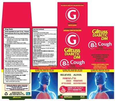 Image Description (Giltuss Diabetic Dm Carton Label)