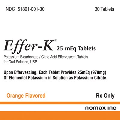 efferk02.jpg PRINCIPAL DISPLAY PANEL - 30 Tablet Pouch Carton - Orange - efferk02