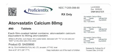 71205-098-90 (Atorvastatin Calcium Tabs Form I   A205300 8)