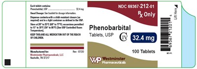 phenobarbital-03.jpg Principal Display Panel - 32.4 mg Tablet Bottle Label - phenobarbital 03