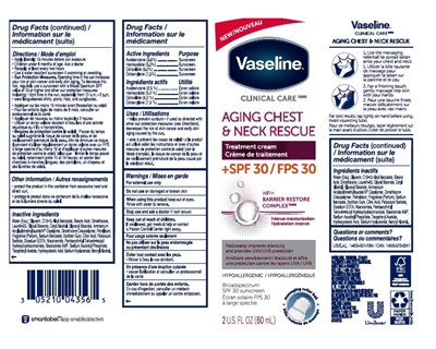 Vaseline Chest Neck Treatment Cream Spf 30 (Vaselinechestneckreliefspf30)