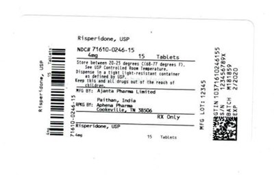 Bottle Label 4 mg - 71610 0246 15