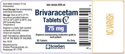 Principal Display Panel (75 mg 30 tablets)