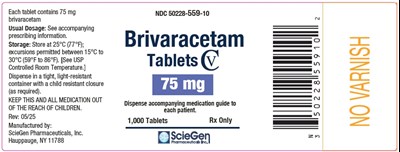 Principal Display Panel (75 mg 1000 tablets)