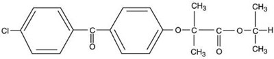 Chemical Structure (Fenofibrate Str)