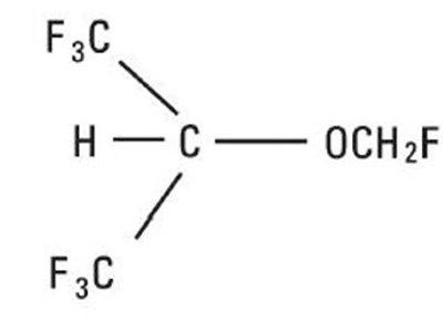 Chemical Structure - sevoflurane 01