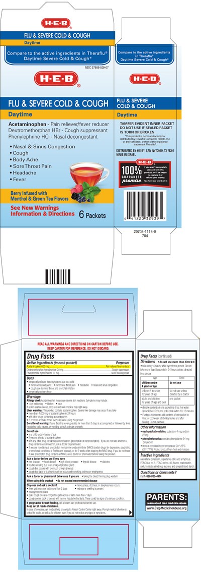 Principal Display Panel - 6 Packet Carton - heb daytime 01