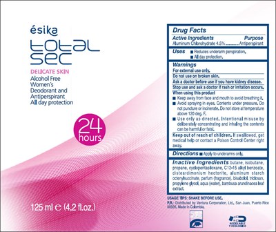 esika-01.jpg Principal Display Panel - 125 mL Bottle Label - esika 01
