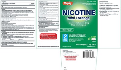Nicotine Polacrilex 2 mg (Nicotine 2 mg Mini Lozenge Mint 1)