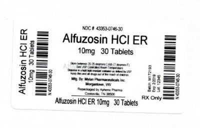 Bottle Label 10mg - 43353 746 30