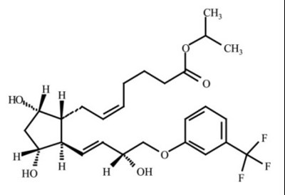 Travoprost-structure (Travoprost Structure)