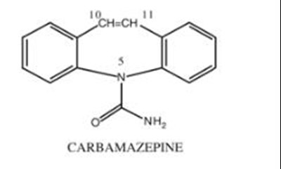 equetro-01.jpg The structural formula for EQUETRO (carbamazepine) is a mood stabilizer available for oral administration as 100 mg, 200 mg, and 300 mg extended-release capsules of carbamazepine, USP. Carbamazepine is a white to off-white powder, practically insoluble in water and soluble in alcohol and in acetone. Its molecular weight is 236.27. - equetro 01