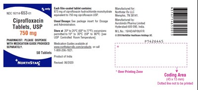 ciprofloxacin-fig3.jpg PACKAGE LABEL-PRINCIPAL DISPLAY PANEL - 750 mg (50 Tablets Bottle) - ciprofloxacin fig3