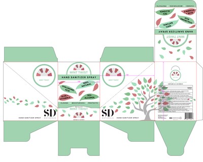 12 Pack Sd Hand Sana Mint Twist Outside Hyalu Usa(d3)