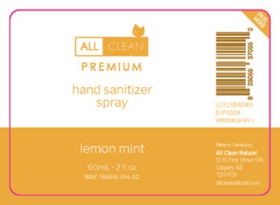 Front (Acn Premium Lemon Mint Usa Double Peel Label Page 1)