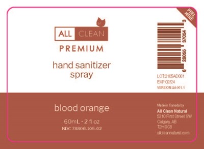 Front (Acn Premium Blood Orange Usa Double Peel Label Page 1)