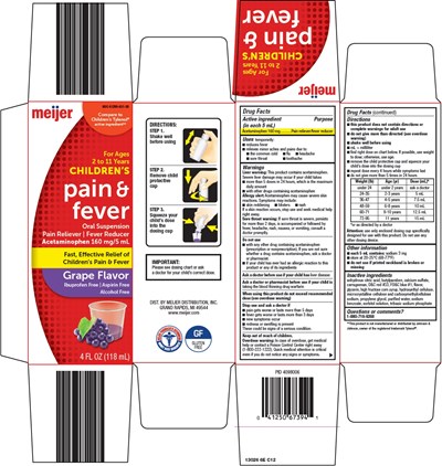 image-01.jpg Meijer Children's Pain & Fever image 1 - image 01