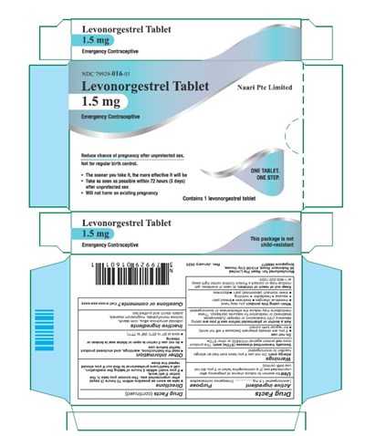 Principal Display Panel (1.5 mg Tablet Blister Pack Box)
