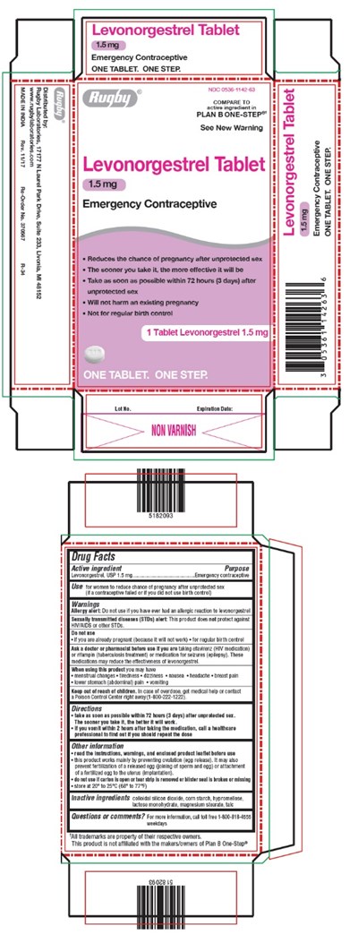 levonorgestrel-01.jpg PRINCIPAL DISPLAY PANEL - 1.5 mg Tablet Blister Pack Carton - levonorgestrel 01
