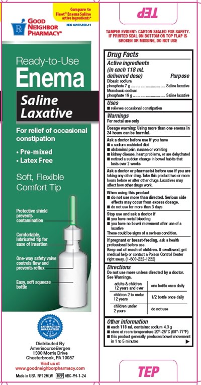 Good Neighbor Pharmacy Saline Laxative Enema box side and back - bec4d347 c500 421f 97d5 1d648125ec4f 04