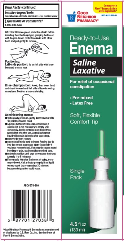 Good Neighbor Pharmacy Saline Laxative Enema box principal display panel and side - bec4d347 c500 421f 97d5 1d648125ec4f 05