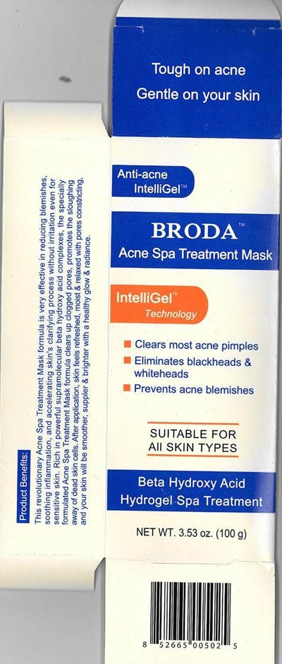 Broda AcneSpa1 Label - Broda AcneSpa1