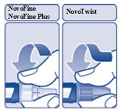 Figure D: Pust the needle straight on. - image 59