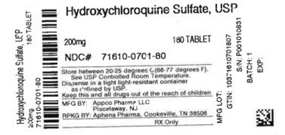 71610-0701-80.jpg Bottle Label 200 mg - 71610 0701 80