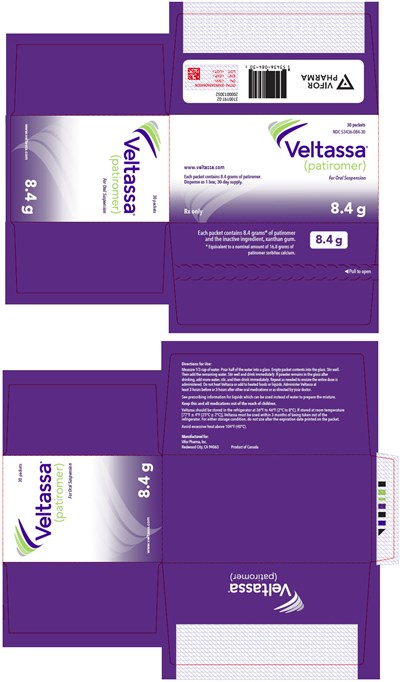veltassa-05.jpg PRINCIPAL DISPLAY PANEL - 8.4 g Packet Carton - veltassa 05