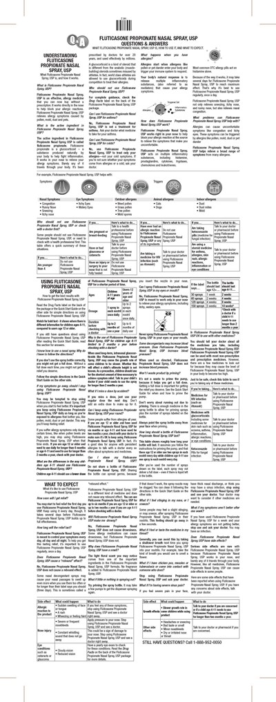 Insert Front (452   Allergy Relief Nasal Spray 4)