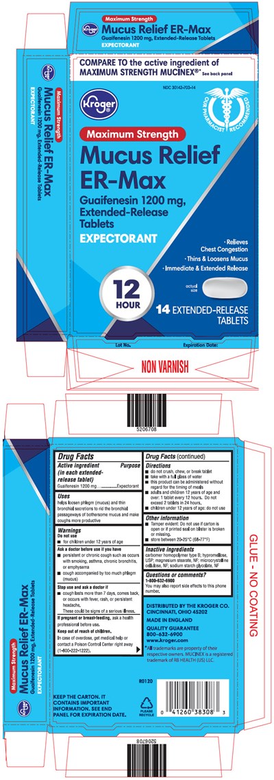 PRINCIPAL DISPLAY PANEL - 1200 mg Tablet Blister Pack Carton - mucus 01