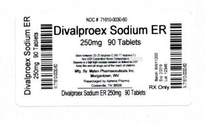 Bottle Label 250mg - 71610 030 60