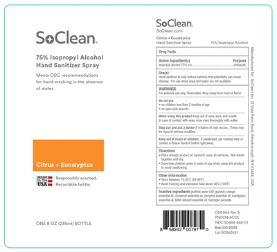 236 mL Label (Citruseucalyptus)