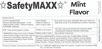 Safetymaxx Toothpaste (Safetymaxxtoothpaste)
