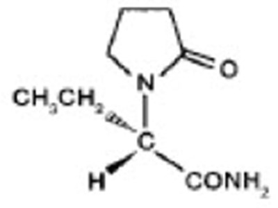Chemical Structure - levetiracetam 01