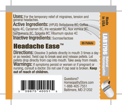 Image Of Label (Headache Ease)