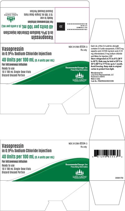 Principal Display Panel – 40 Units Per 100 mL Carton Label (Vas01 0004 03)