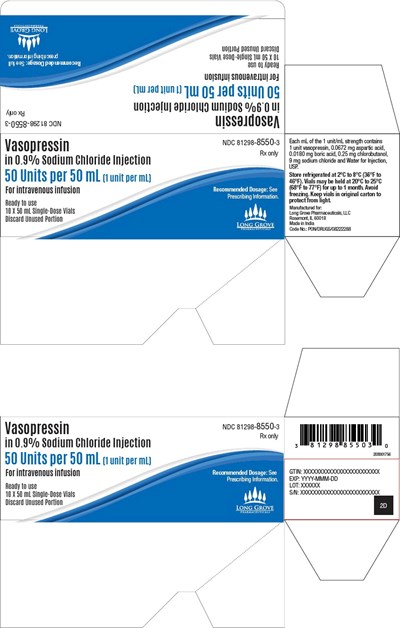 Principal Display Panel – 50 Units Per 50 mL Carton Label (Vas01 0004 04)