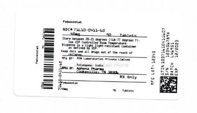 Bottle Label 40 mg (71610 0411 60)