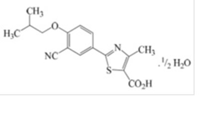 Febu-str (Febuxostat Structure)