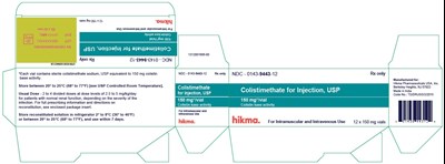 Carton 12 (Colistimethate For Injection Usp 5)